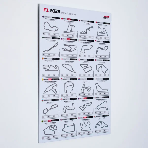 Calendario de F1 Edición 2025 - Imagen 3